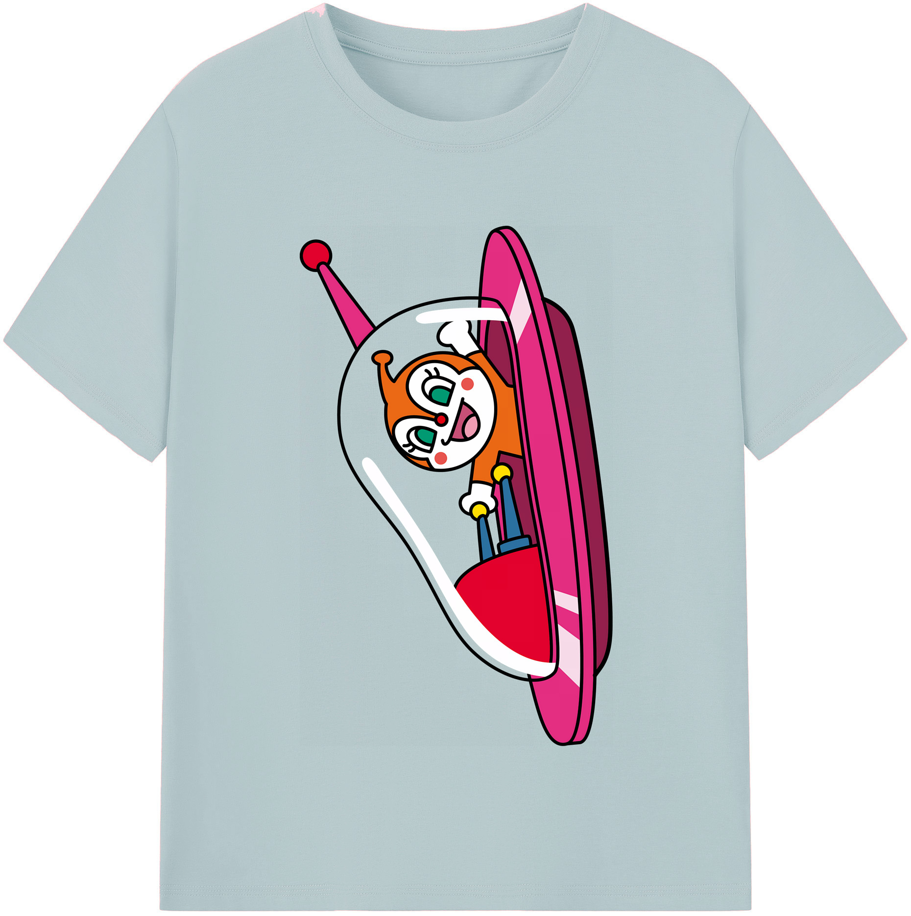（画像用） アンパンマン Anpanman 綿100％半袖Tシャツ（フロントプリント）
